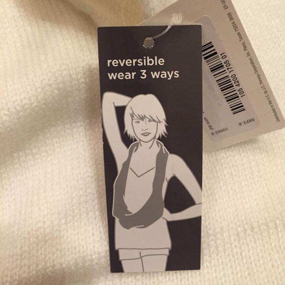 Ivory Infinity Scarf - Picture 4 of 6